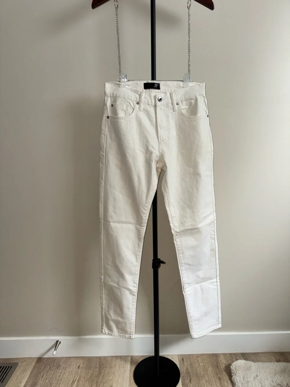 J.Ferrar White Skinny Jeans Mens 30 Slim Fit Denim Pants